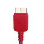 USB 3.0 Nylonkabel - 1M (Rød)